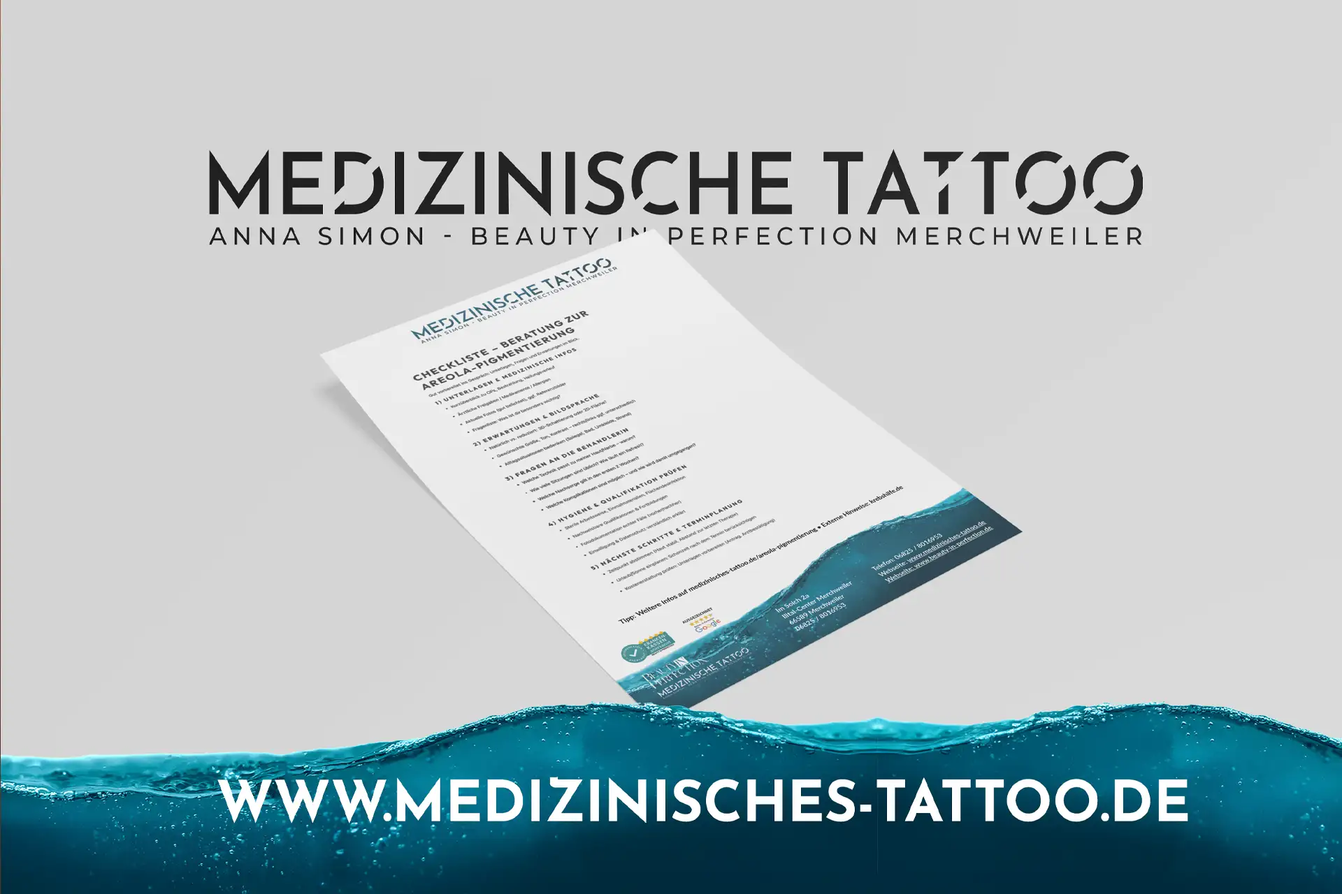 Checkliste für das Beratungsgespräch zur Areola-Pigmentierung